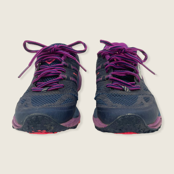 Brooks Cascadia 10 Purple Gray Fabric Mesh Lace Up Trail Running Sneakers 6 - Picture 2 of 9